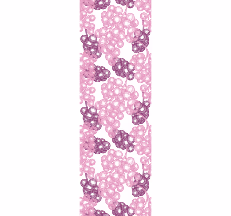 Rollo für küche in pink und lila trauben - TenStickers