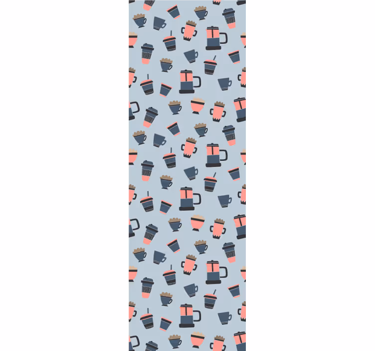 Rollo für küche mit kaffeebecher-motiv - TenStickers