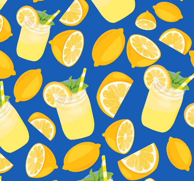 Rollo für küche zitronensaft - TenStickers