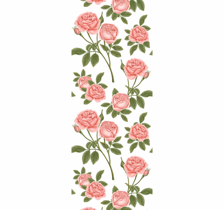 Rollo für küche mit rosenblütenmuster - TenStickers