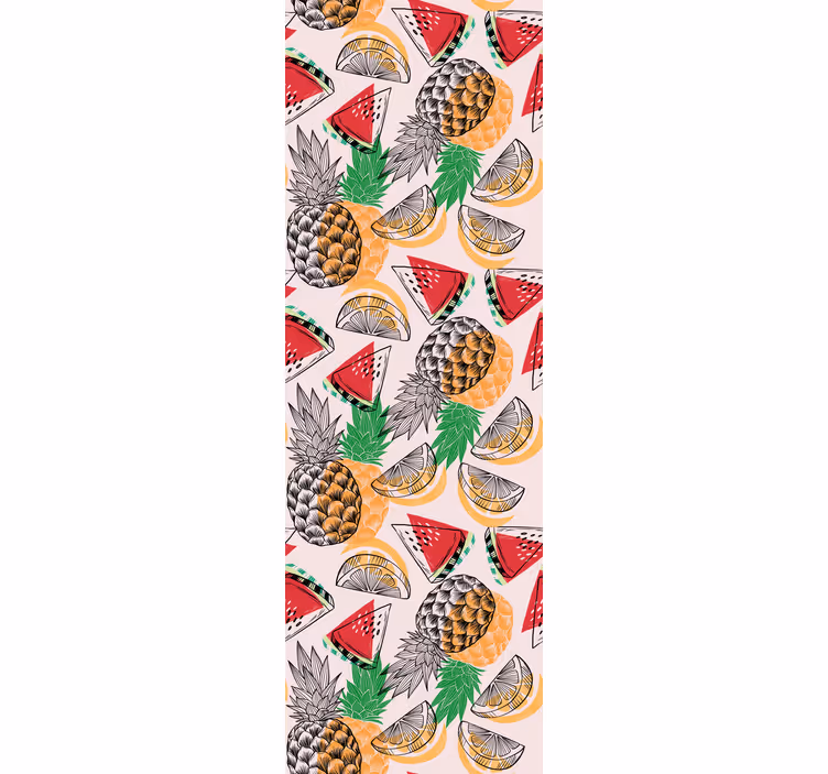 Rollo für küche sommerdruck ananas - TenStickers