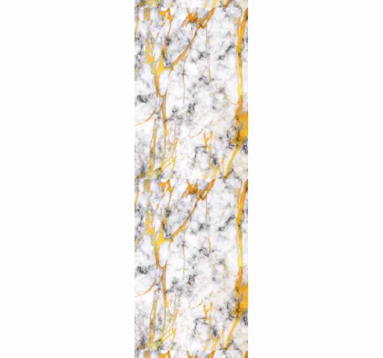 Rollo esszimmer in elegantem grau und gold marmor - TenStickers