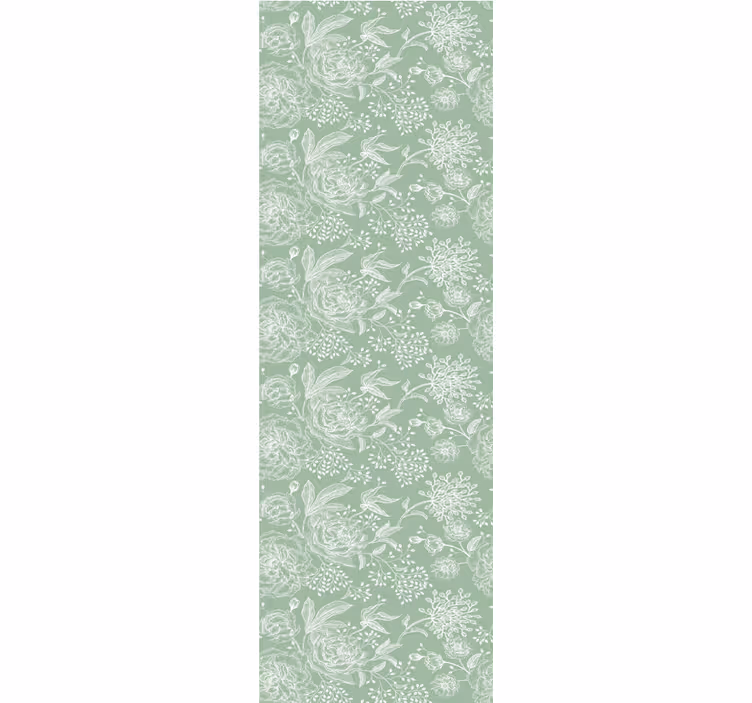 Rollo esszimmer im grünen floralen grandmillenial stil - TenStickers