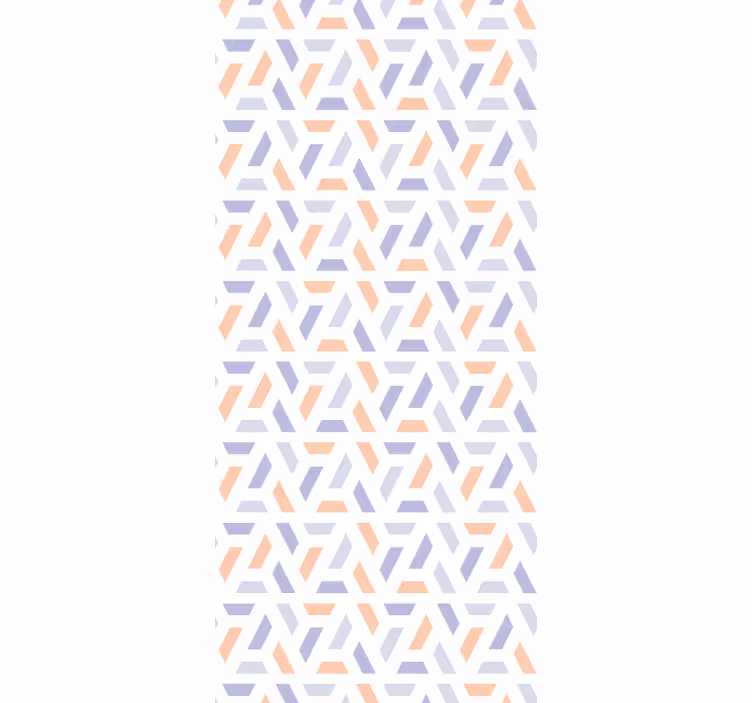 Rollo esszimmer mit geometrischen linien im nordic stil - TenStickers