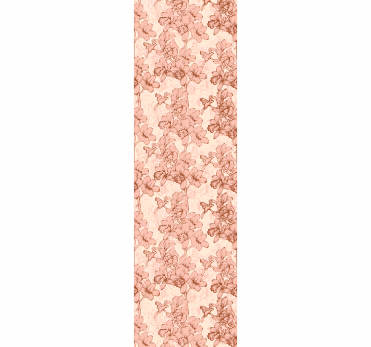 Rollo esszimmer mit vintage 3d blumen - TenStickers