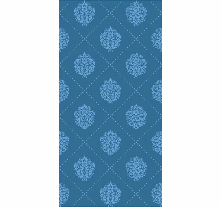 Rollo esszimmer mit floralem diamantmuster - TenStickers