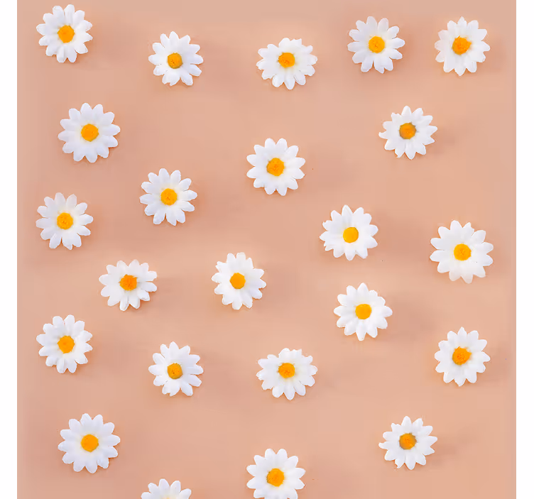 Rollo esszimmer mit modernem gänseblümchenmuster - TenStickers