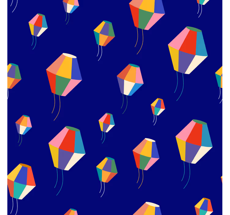 Rollo fenster kinderzimmer heißluftballons - TenStickers