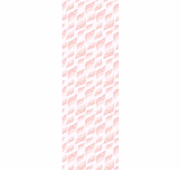Rollo fenster kinderzimmer mit trendigem rosa muschel-muster - TenStickers