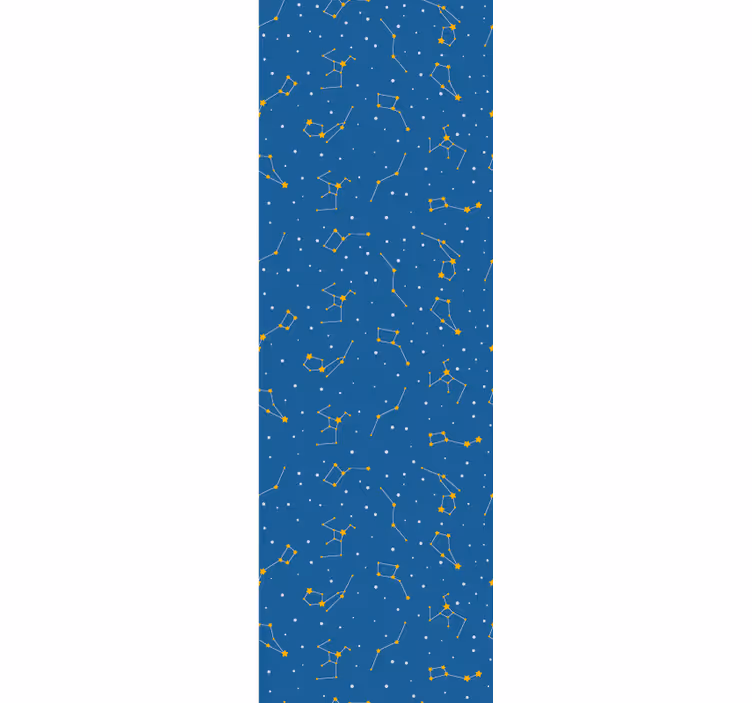 Rollo fenster kinderzimmer mit sternenhimmel grafik - TenStickers