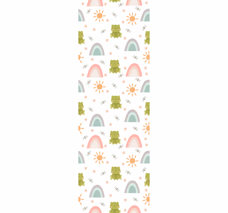 Rollo fenster kinderzimmer niedliches froschdesign - TenStickers