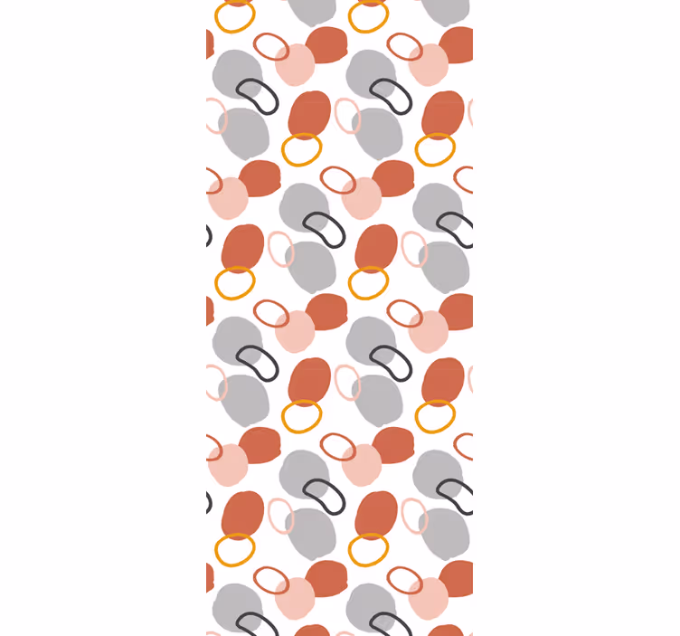 Rollo fenster home office abstrakte bunte geometrische punkte - TenStickers