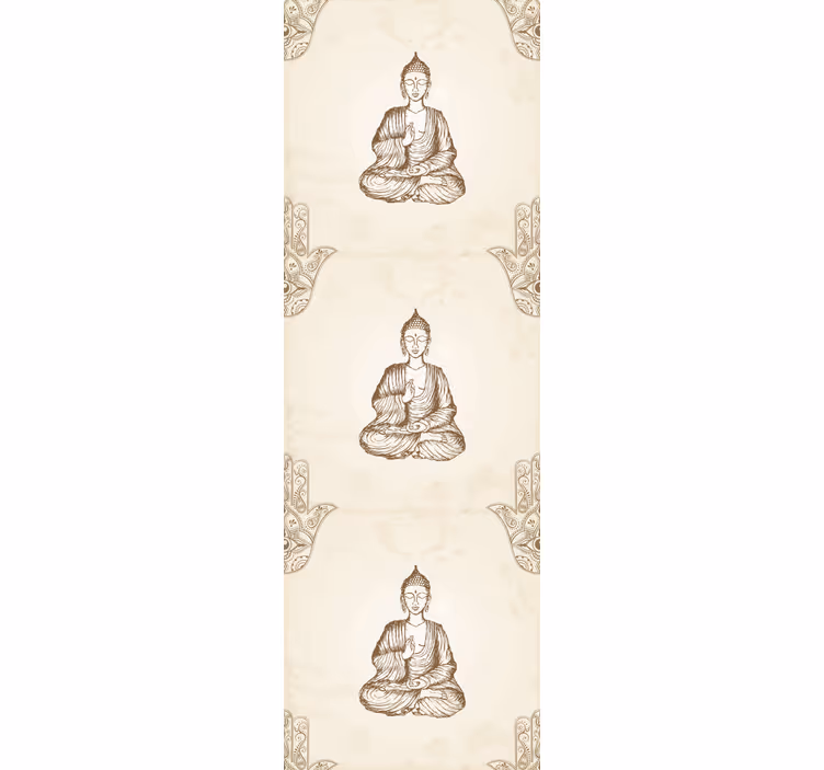Rollo fenster home office buddha hamsa hand symbol - TenStickers
