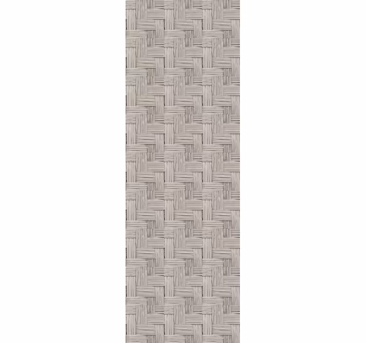 Rollo fenster home office in grauem handgefertigtem korblook - TenStickers