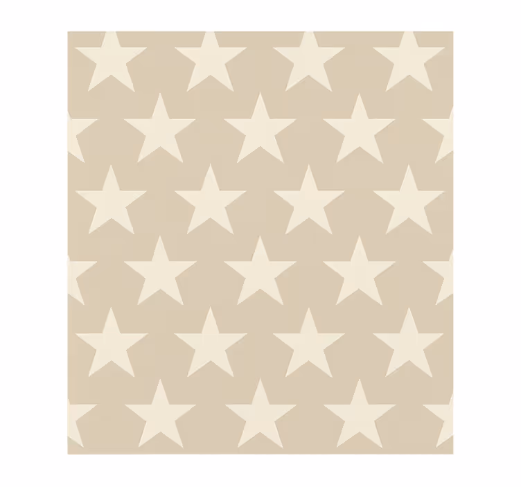 Rollo fenster jugendzimmer beige sternenmuster - TenStickers