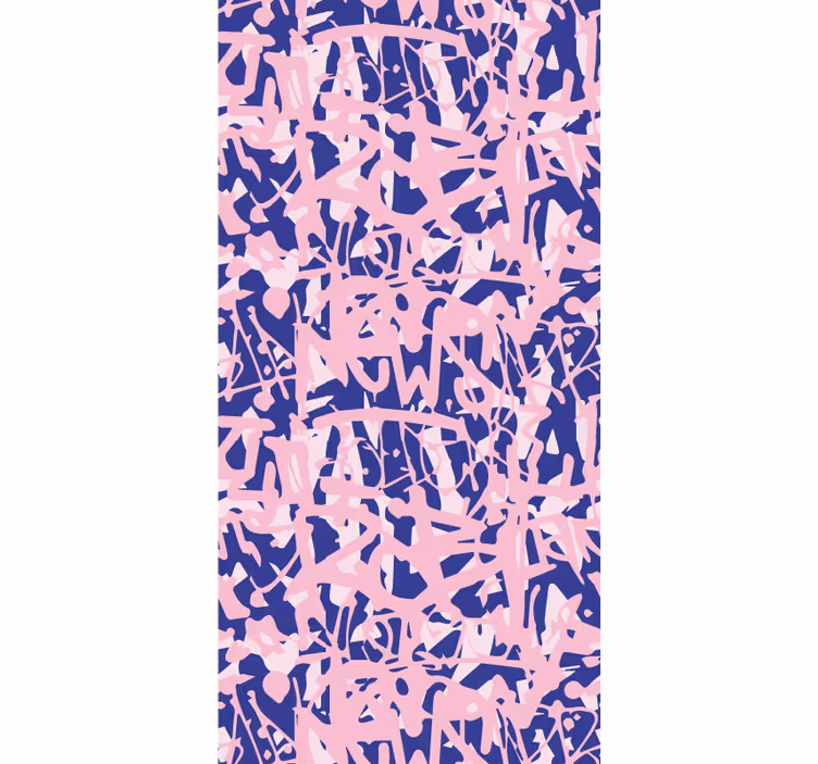 Rollo fenster jugendzimmer in pink und lila graffiti-muster - TenStickers