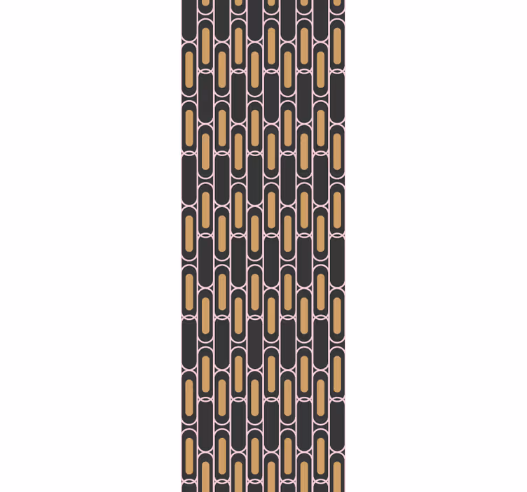 Fenster rollo modern mit geometrischer linienanordnung - TenStickers