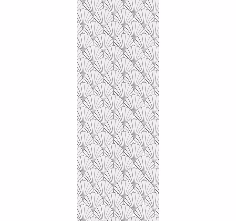 Fenster rollo modern mit elegantem fächerdesign - TenStickers
