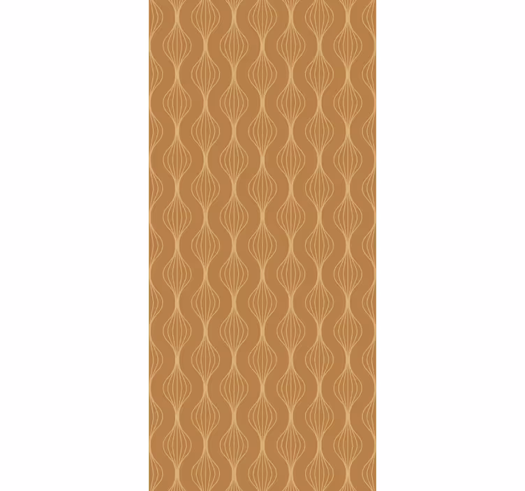Fenster rollo modern mit elegantem kurvenmuster - TenStickers