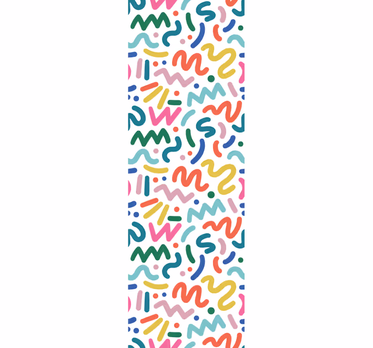 Fenster rollo modern mit abstrakten farbmuster - TenStickers