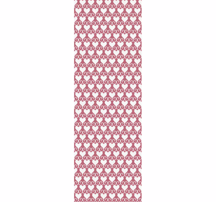 Fenster rollo modern muster-dekor verwobene herzen - TenStickers