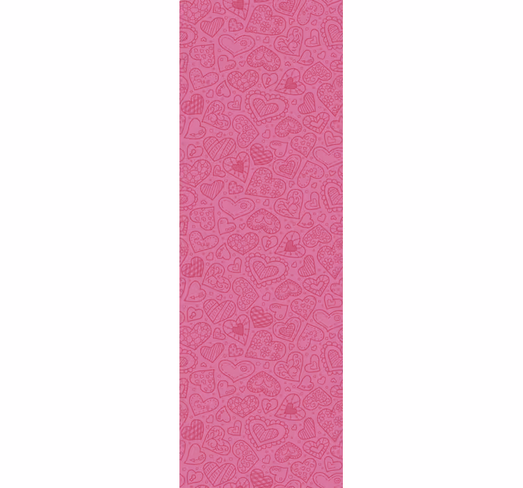 Fenster rollo modern mit herz-muster-dekor - TenStickers