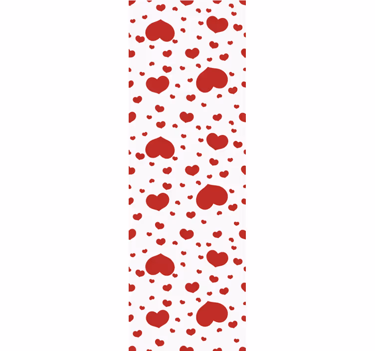 Fenster rollo modern mit herzchen-muster - TenStickers
