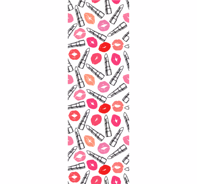 Fenster rollo modern lippenstifte und lippen - TenStickers