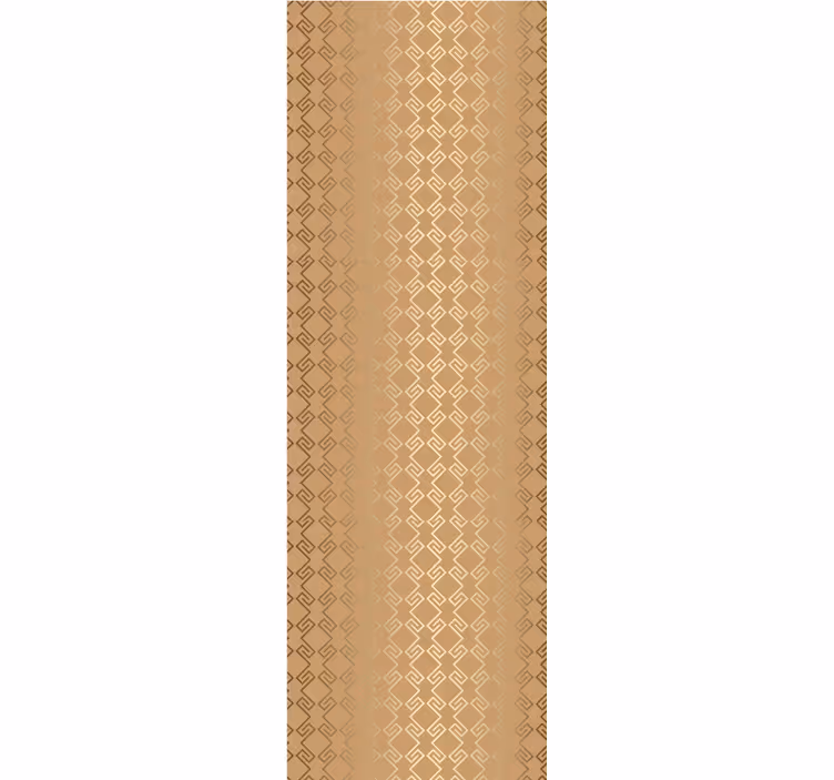 Fenster rollo modern mit goldenen säulen im art deco stil - TenStickers
