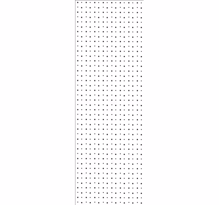 Fenster rollo modern mit vertikalen punkten - TenStickers