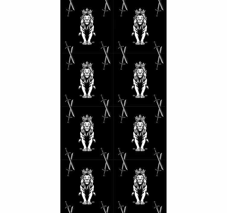 Fenster rollo modern dschungel-silhouetten - TenStickers