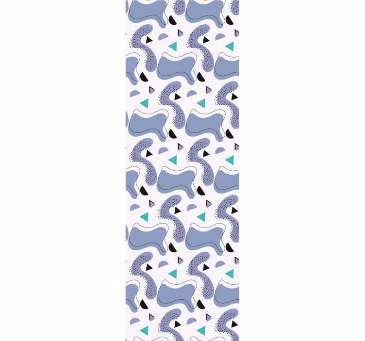 Fenster rollo modern memphis farbmodell auf weiß - TenStickers