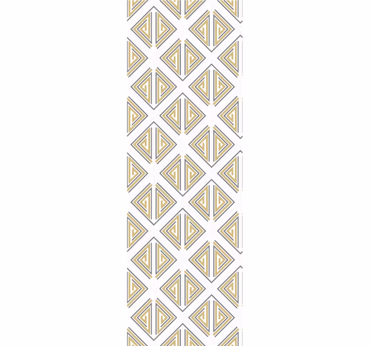Fenster rollo modern in grau mit gold und beige - TenStickers