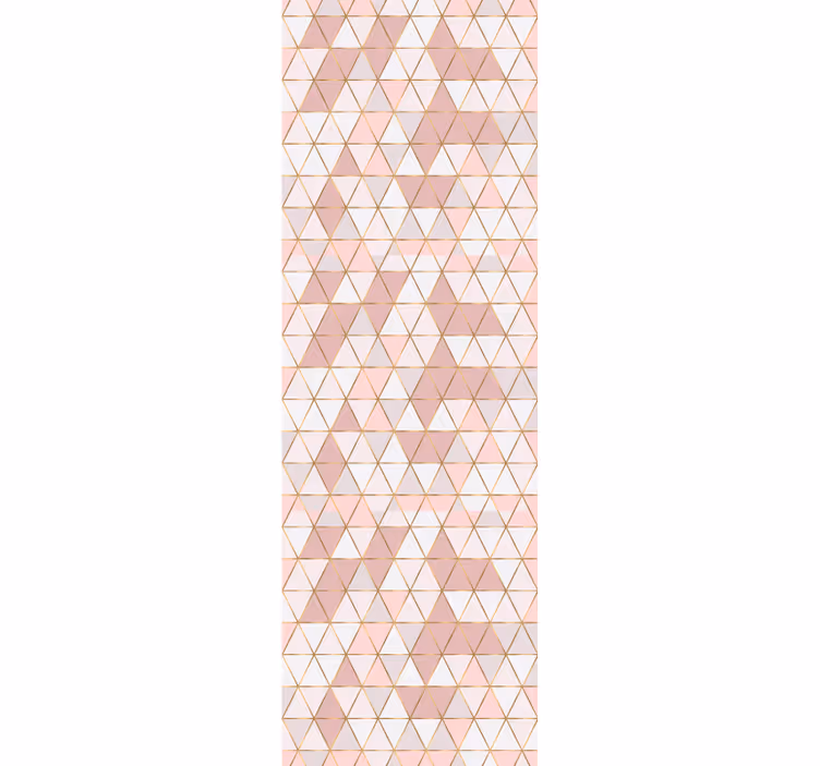 Fenster rollo modern mit goldenen linien in hellen farben - TenStickers