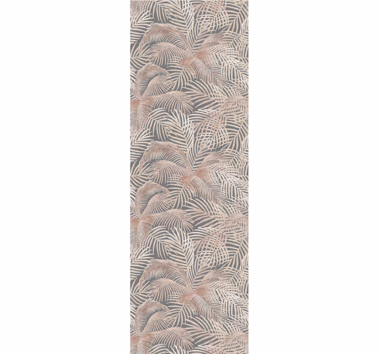 Fenster rollo modern palmblätter umriss - TenStickers