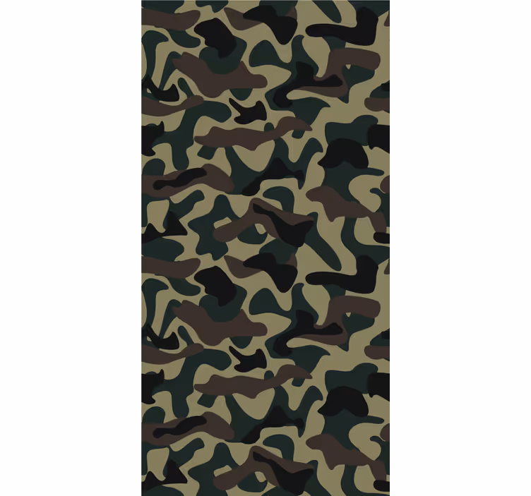 Fenster rollo modern im militärmuster - TenStickers