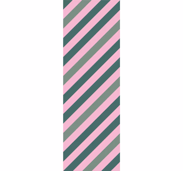 Fenster rollo modern in pastellrosa und grün - TenStickers