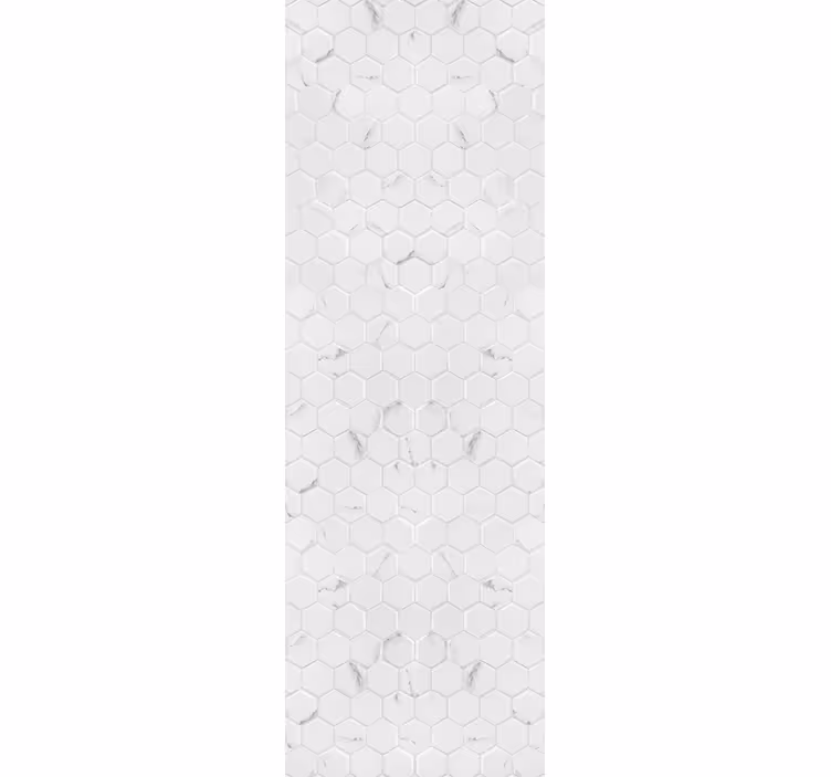 Fenster rollo modern elegante graue hexagonfliesen - TenStickers