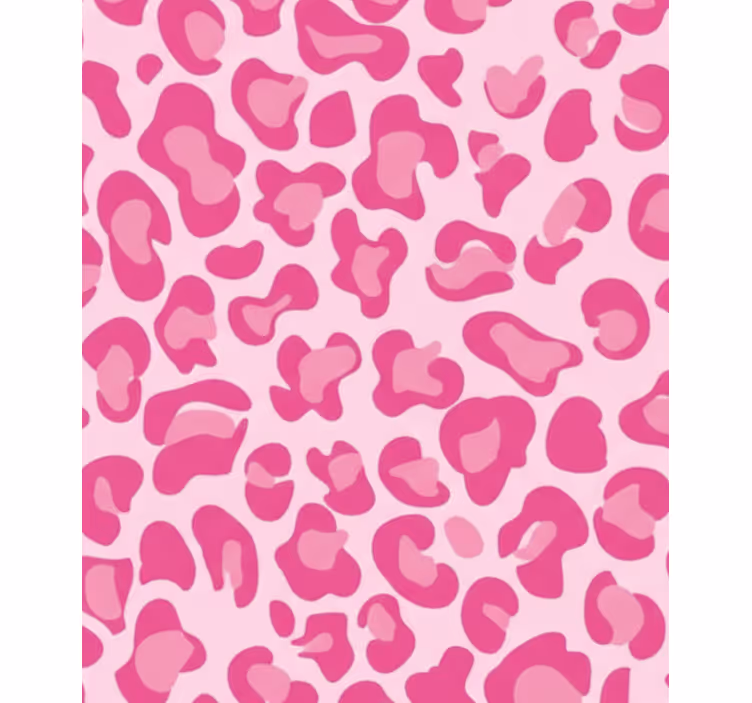 Rollo fenster rosa im pinken leopardenmuster - TenStickers