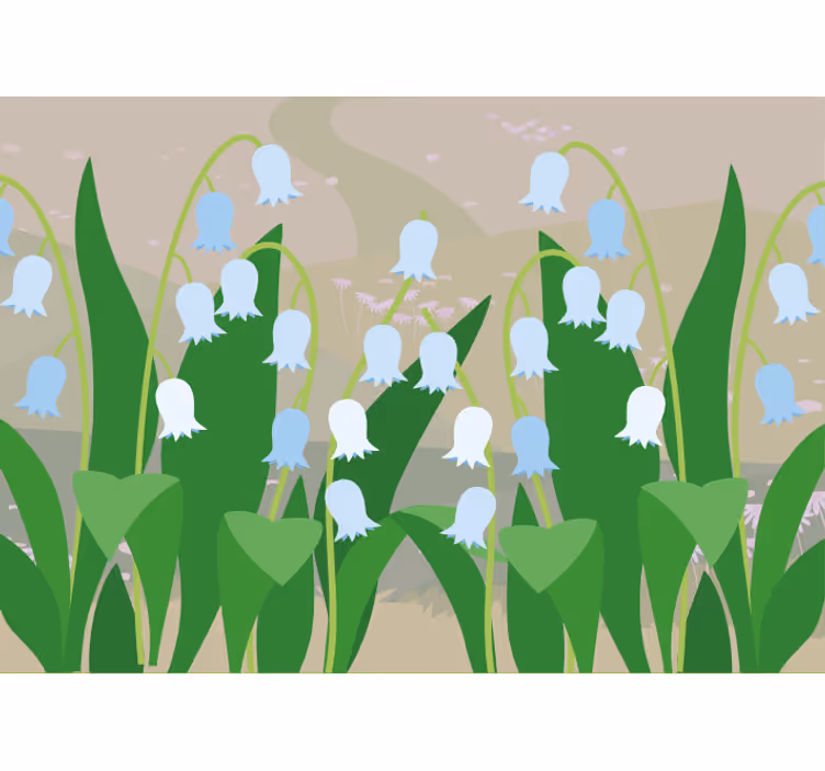 Rollo für küche schönes schneeglöckchen landschaft frühjahr - TenStickers