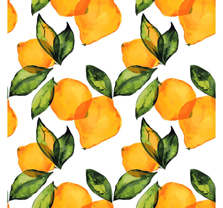 Rollo für küche im mediterranen zitronenstil - TenStickers