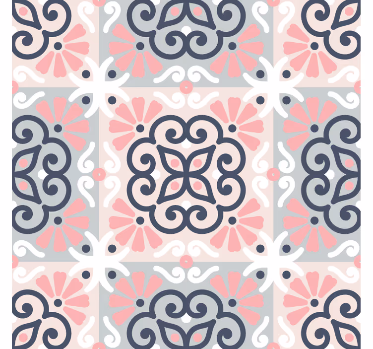 Rollo für küche mit mandala-fliesenmuster - TenStickers