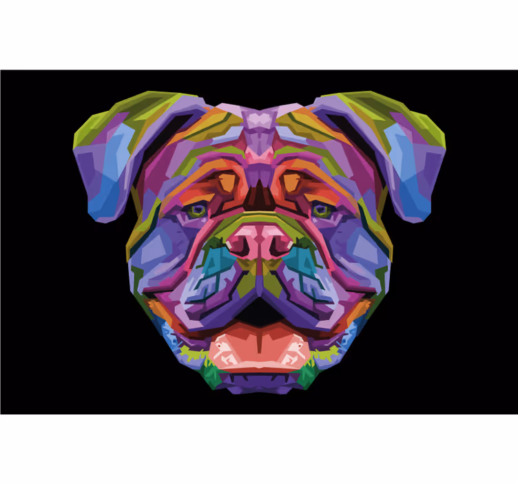 Rollo wohnzimmer moderne hunde in vielen farben - TenStickers