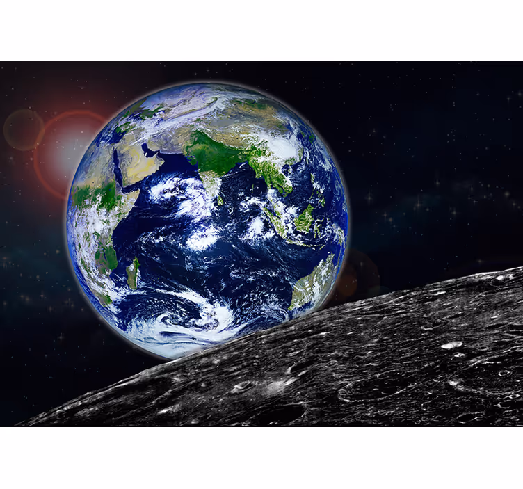 Rollo fenster schwarz orbital perspektive - TenStickers