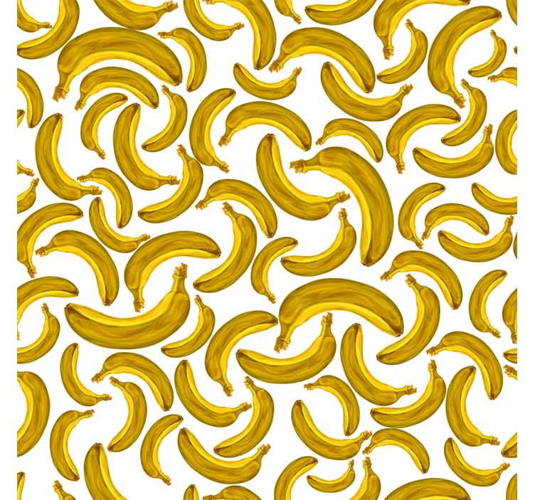 Rollo fenster gelb im bananen design - TenStickers