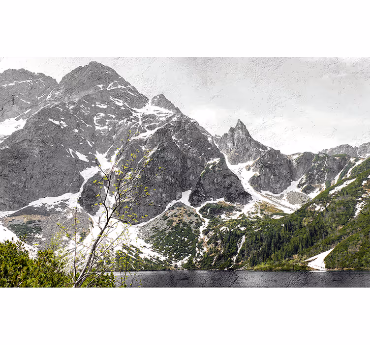 Rollo wohnzimmer polnische berge zakopane - TenStickers