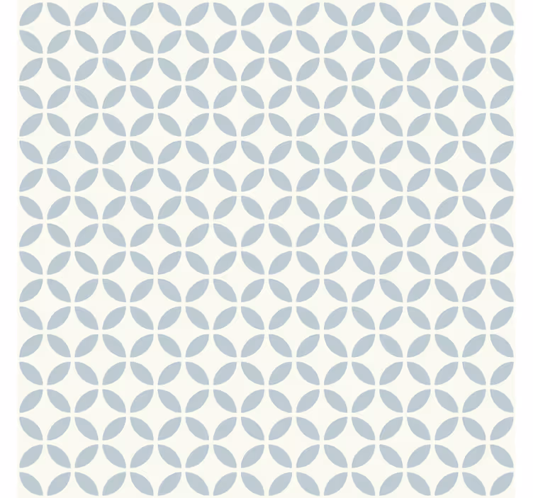 Rollo fenster blau mit kreisförmigem design - TenStickers