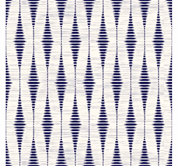 Rollo fenster blau im navy blue rabaul ikat design - TenStickers