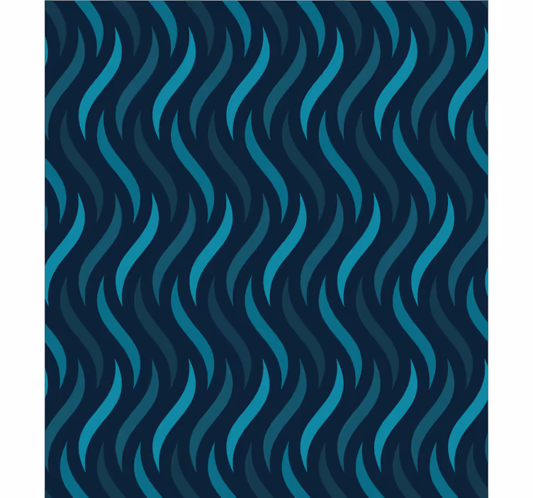 Rollo fenster blau mit welliger struktur - TenStickers