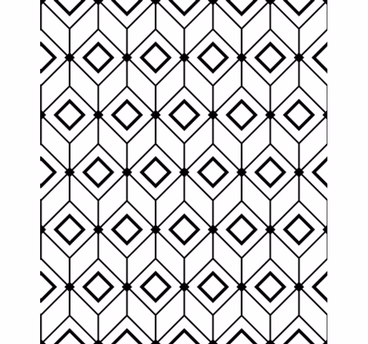 Fenster rollo modern mit modernen diamantelementen - TenStickers